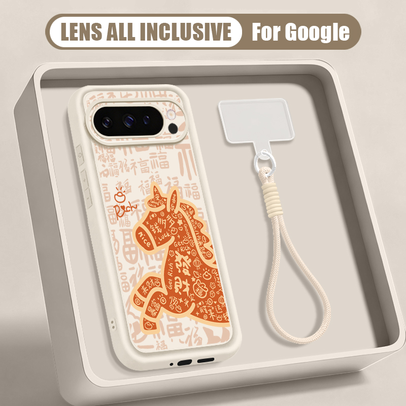 Phone Cases Pixel 9A - جراب هاتف لطيف بتصميم فرخ مع