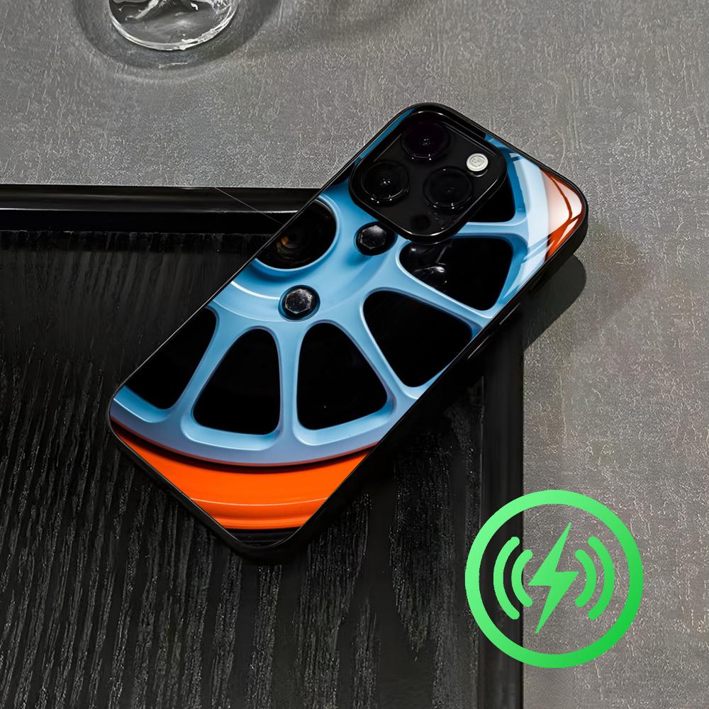 Phone Cases Iphone 13 - جراب هاتف زجاجي بتصميم سيارة جولف