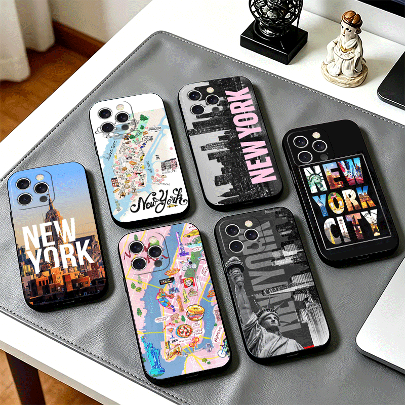 Phone Cases York - غطاء هاتف بتصميم مدينة نيويورك لآيفون