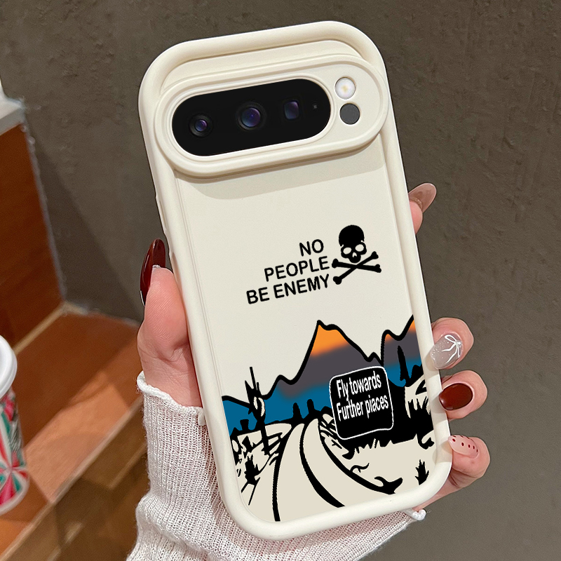 Phone Cases Pixel 9A - غطاء هاتف بنمط الطريق الجبلي لهواتف