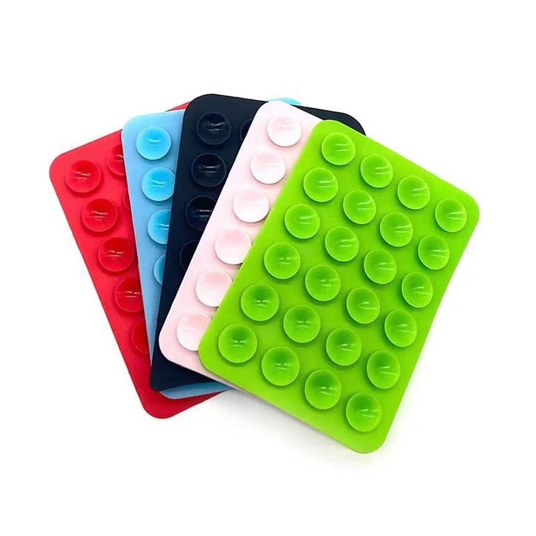 Phone Cases Holder - حامل هاتف سيليكون بكوب شفط مربع
