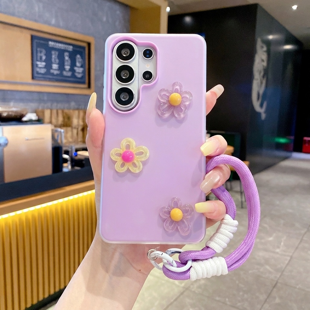 Phone Cases Diy - جراب هاتف بنفسجي 2 في 1