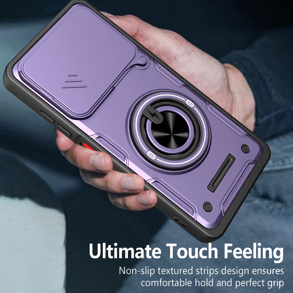 واقي عدسة الكاميرا المنزلق 360 - مراجعة Phone Cases Heavy Duty وسعره