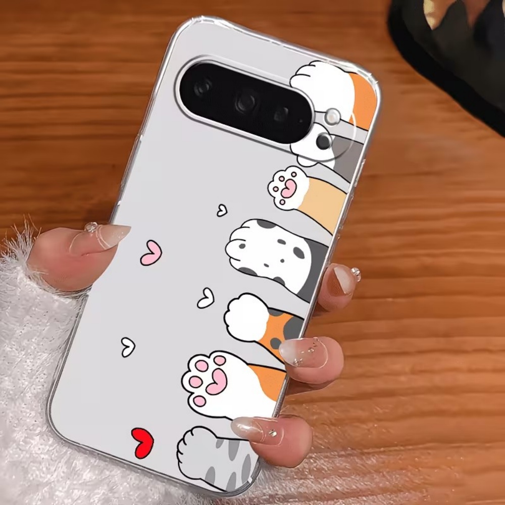 غطاء هاتف سيليكون شفاف بتصميم  - مراجعة Phone Cases Pixel 9A وسعره