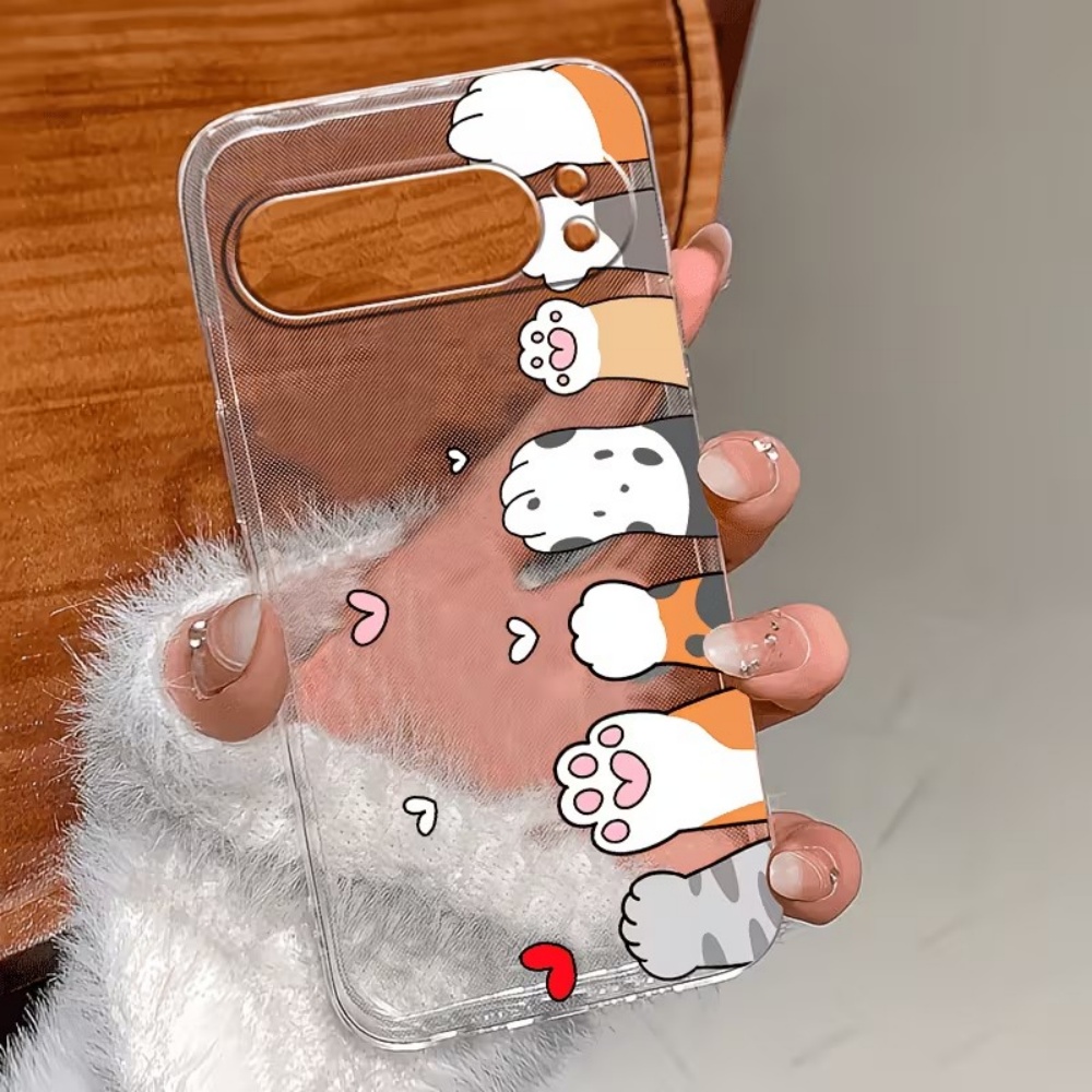 غطاء هاتف سيليكون شفاف بتصميم  - مراجعة Phone Cases Pixel 9A وسعره