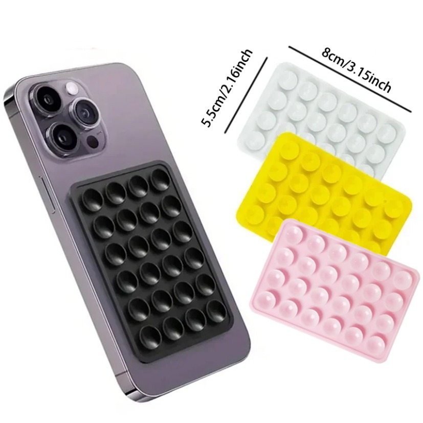 حامل هاتف سيليكون لاصق بقاعدة  - مراجعة Phone Cases Holder وسعره