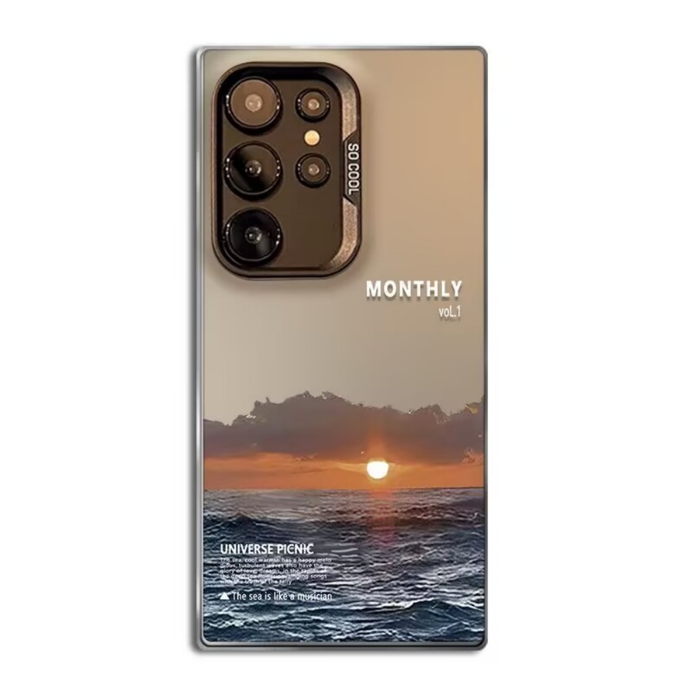 غطاء هاتف بتصميم غروب الشمس عل - مراجعة Phone Cases For Samsung S21 5G وسعره