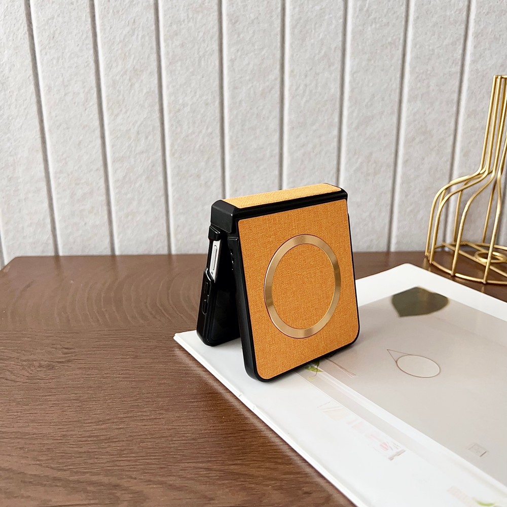 حافظة هاتف فاخرة من القماش وال - مراجعة Flip Leather Case وسعره