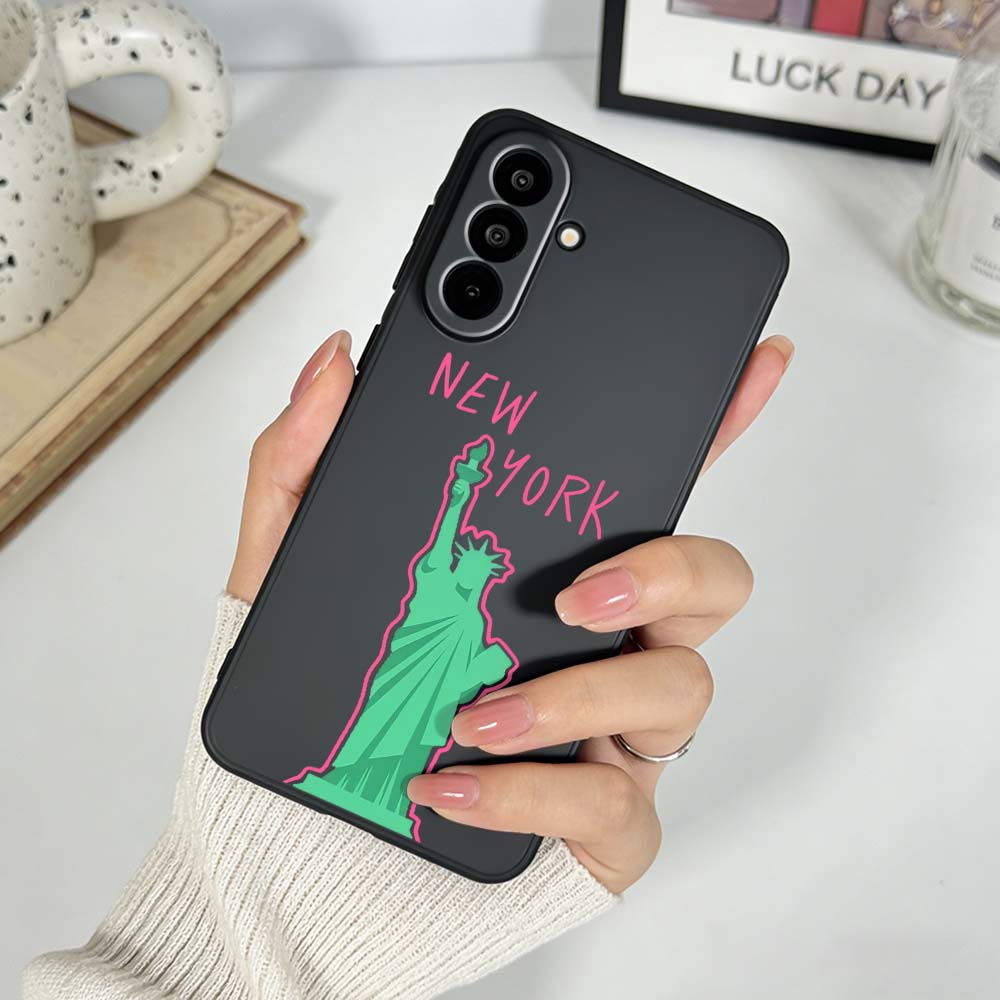غطاء هاتف أسود بتصميم الكولوسي - مراجعة Phone Cases York وسعره