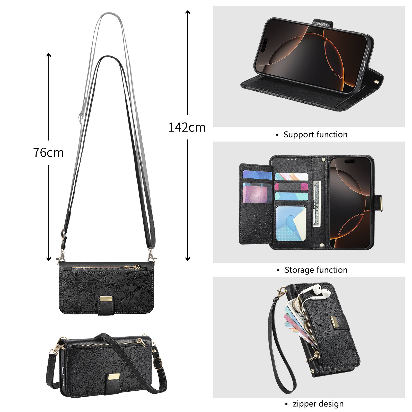 حافظة هاتف جلدية بسحاب وحزام م - مراجعة Flip Leather Case وسعره