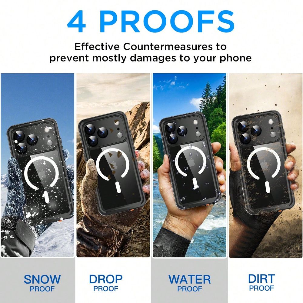 غطاء هاتف IP68 مقاوم للماء بال - مراجعة Phone Cases Heavy Duty وسعره