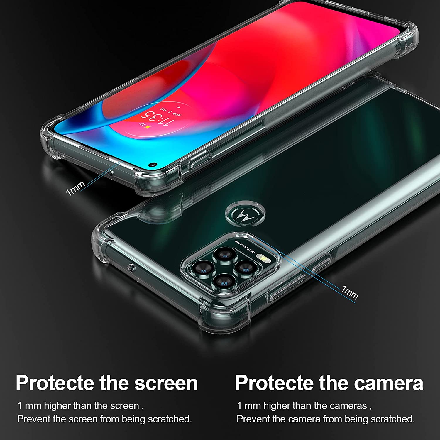غطاء حماية شفاف مضاد للانزلاق  - مراجعة Phone Cases Moto G وسعره
