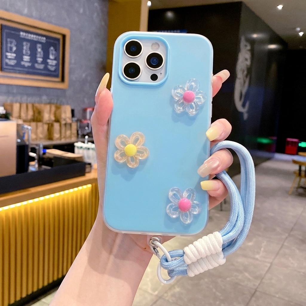 جراب هاتف أزرق 2 في 1 مع حبل ت - مراجعة Phone Cases Diy وسعره