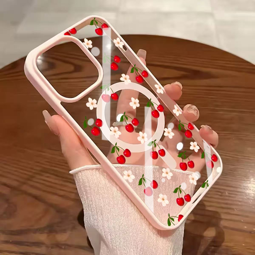 حافظة شفافة لفاكهة الكرز اللطي - مراجعة Clear Magsafe Case وسعره