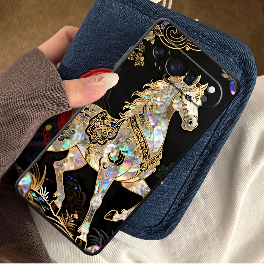 غطاء هاتف Lucky Horse Funda له - مراجعة Phone Cases Pixel 9A وسعره