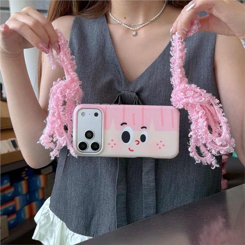 غطاء هاتف بتصميم ضفيرة وردية ق - مراجعة Phone Cases Diy وسعره