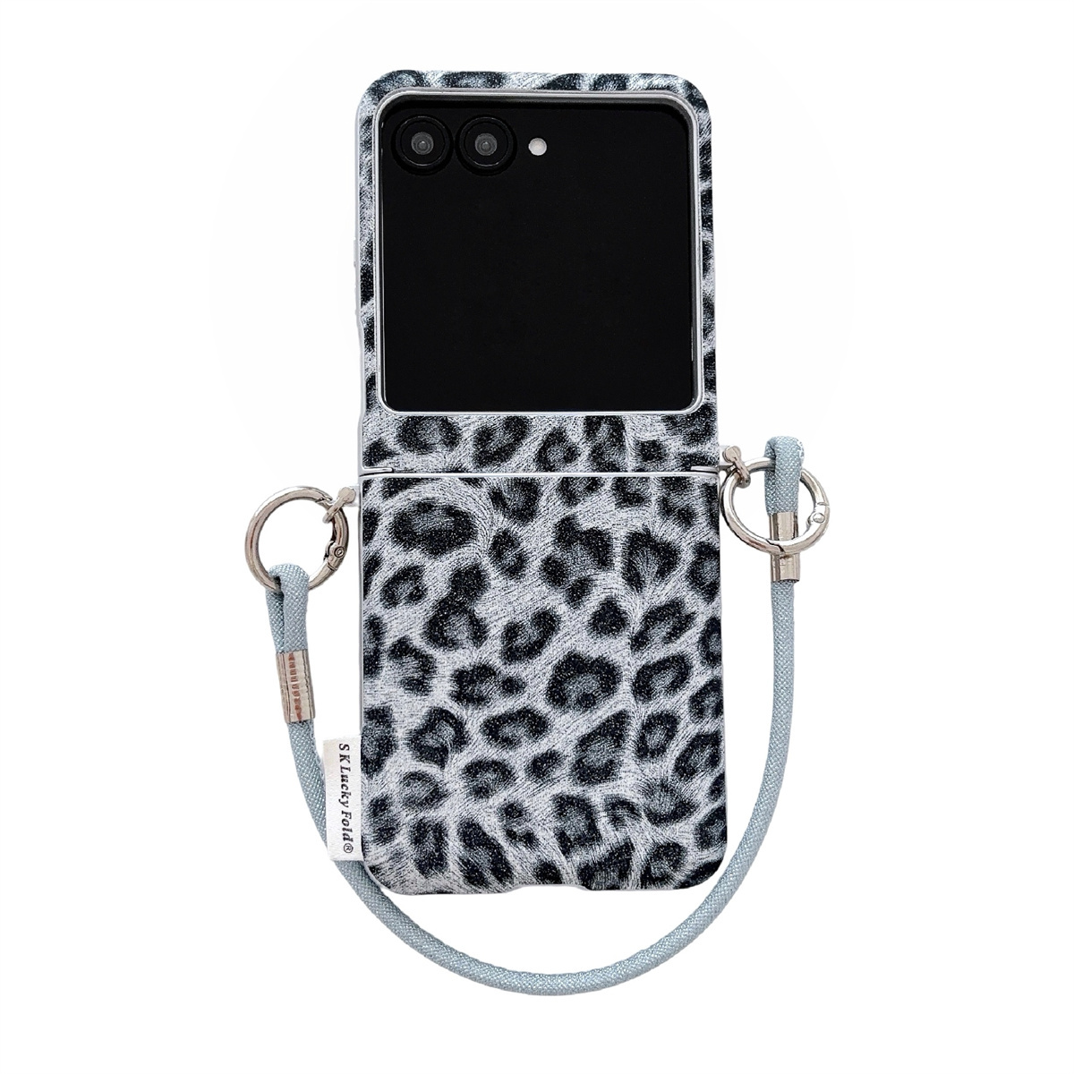 حافظة جلدية بنمط الفهد مع حزام - مراجعة Flip Leather Case وسعره