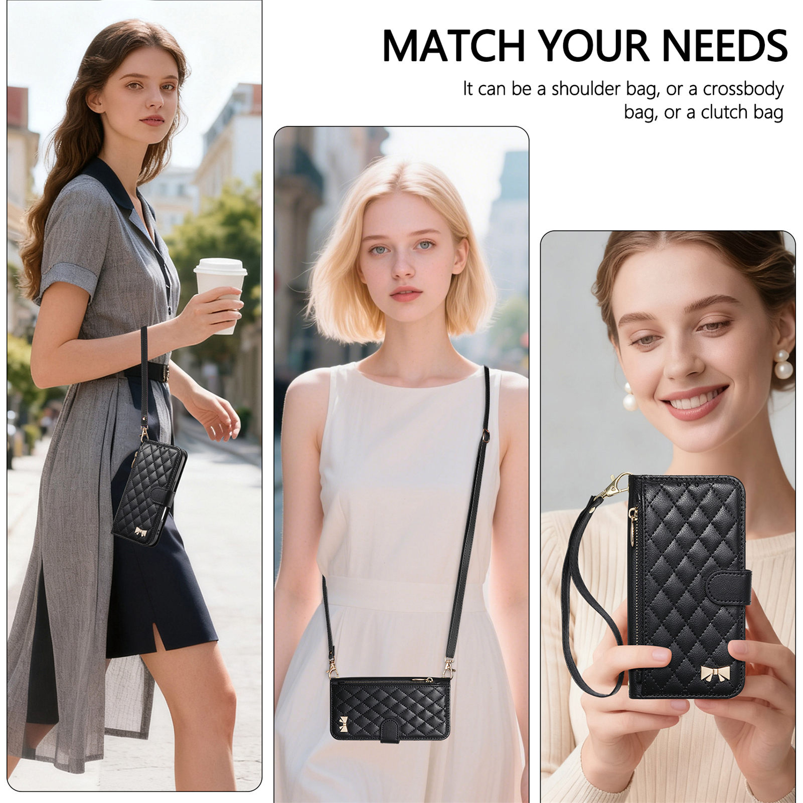 جراب هاتف جلد صناعي بسحاب ومحف - مراجعة Flip Leather Case وسعره