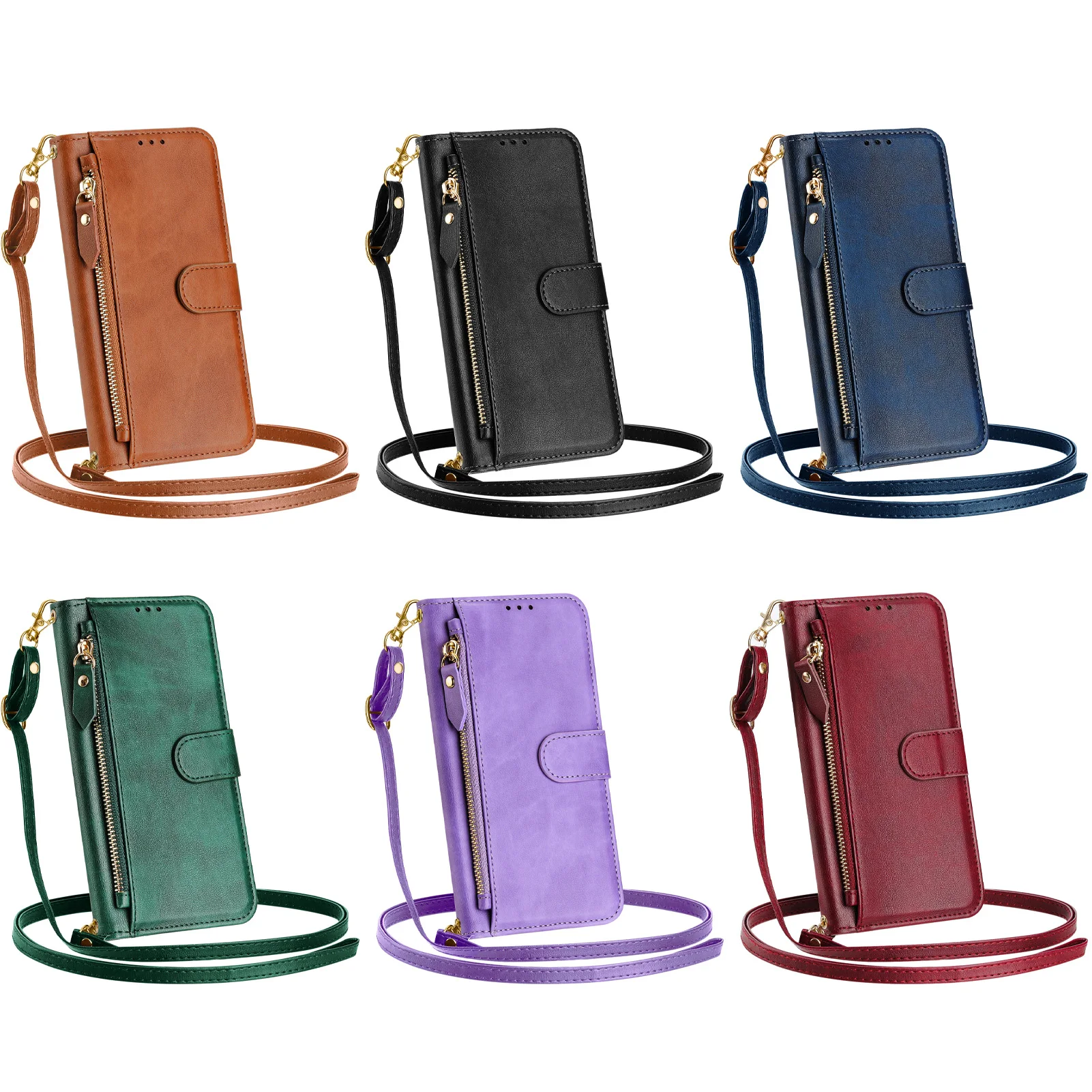 Crossbody سستة بطاقات Solt محف - مراجعة Flip Leather Case وسعره