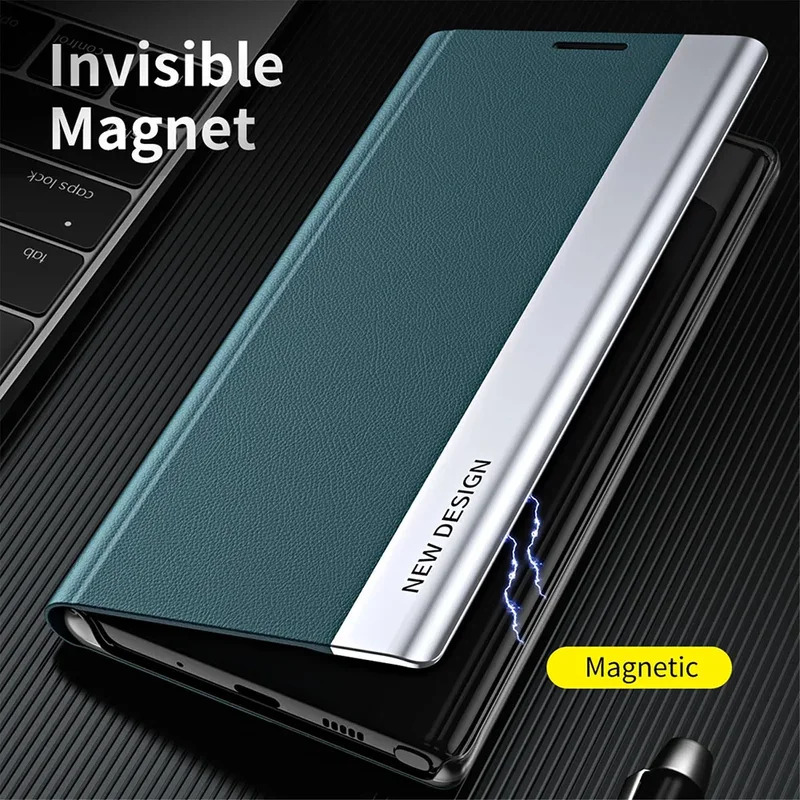حافظات هواتف فاخرة من الجلد مع - مراجعة Flip Leather Case وسعره